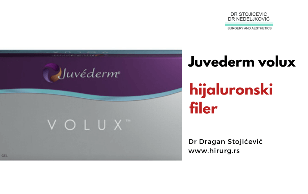 Juvederm volux hijaluronski filer